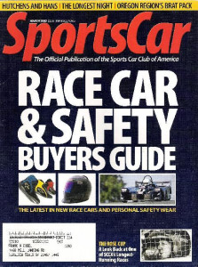 SPORTS CAR 2002 MAR - RACE CAR & SAFETY BUYERS GUIDE, HUTCHENS & HANS